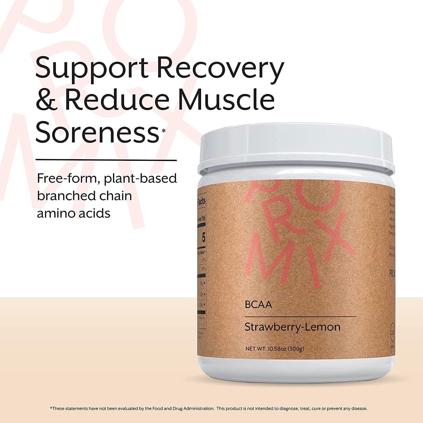 BCAA Powder Amino Acid Energy Branched Chain I Vegan Keto Paleo Instantized Essential Fermented I Non GMO Gluten + Soy Free Form Fasting I 100% Pure Performance Promix (Strawberry Lemonade)