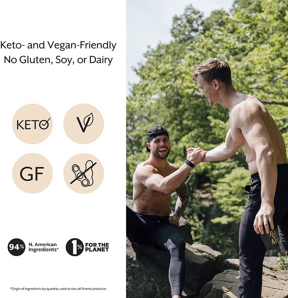 BCAA Powder Amino Acid Energy Branched Chain I Vegan Keto Paleo Instantized Essential Fermented I Non GMO Gluten + Soy Free Form Fasting I 100% Pure Performance Promix (Strawberry Lemonade)