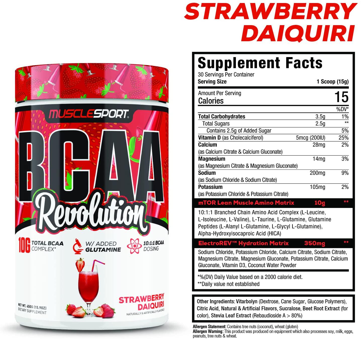 BCAA Revolution (Strawberry Daiquiri, 30 Servings)