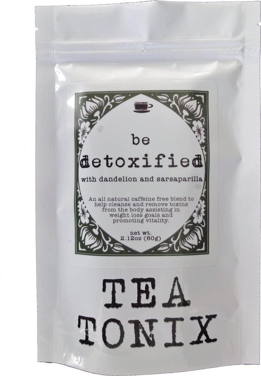 BE DETOXIFIED Teatox Cleansing Tea with Sarsaparilla, Dandelion, and Senna 60g (2.12oz) - a Caffeine Free Wellness Blend for Better Health
