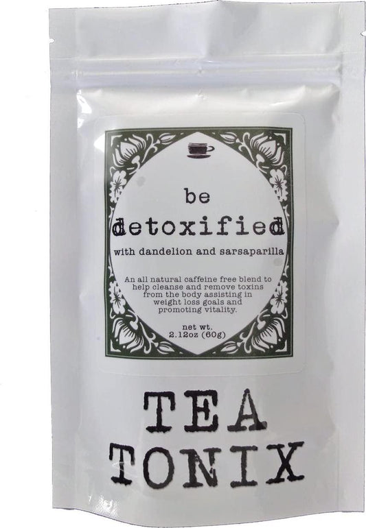 BE DETOXIFIED Teatox Cleansing Tea with Sarsaparilla, Dandelion, and Senna 60g (2.12oz) - a Caffeine Free Wellness Blend for Better Health