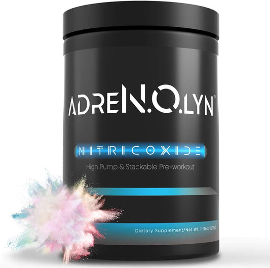BLACKMARKET Stim Free Pre Workout AdreNOlyn - Caffeine Free Nitric Oxide Booster Powder Preworkout Drink - 25 Servings ofÂ Candy Dust - A Non Stimulant Pre-Workout