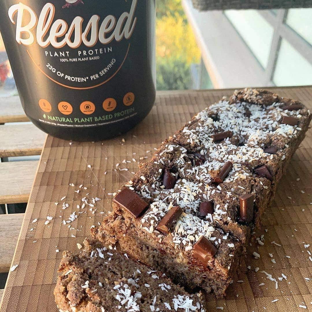 BLESSED Plant Based Protein Powder – 23 Grams, All Natural Vegan Friendly Pea Protein Powder, Gluten Free, Dairy Free and Soy Free, 30 Serves (Salted Caramel)