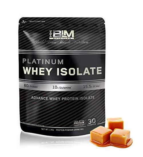 BLM Nutrition Whey Protein Isolate, Caramel, Caramel 2 kilograms