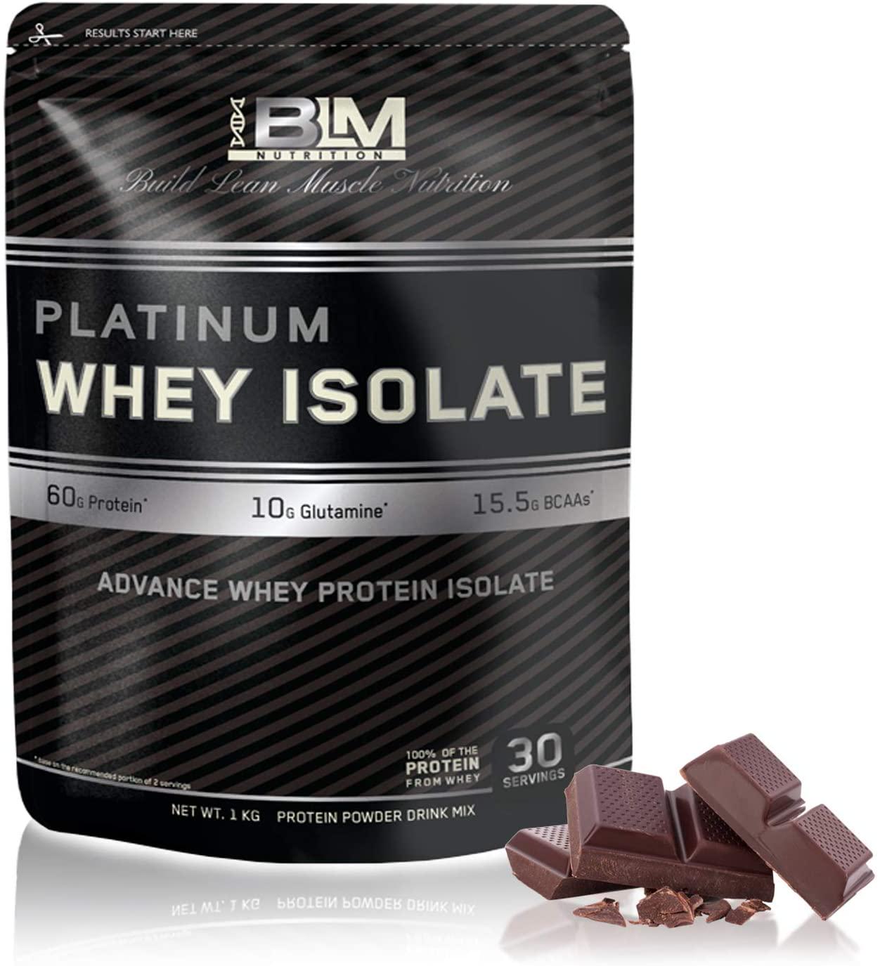 BLM Nutrition Whey Protein Isolate, Chocolate, Chocolate 4 kilograms