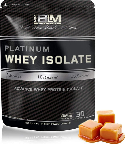 BLM Nutrition Whey Protein Isolate, Caramel, Caramel 4 kilograms
