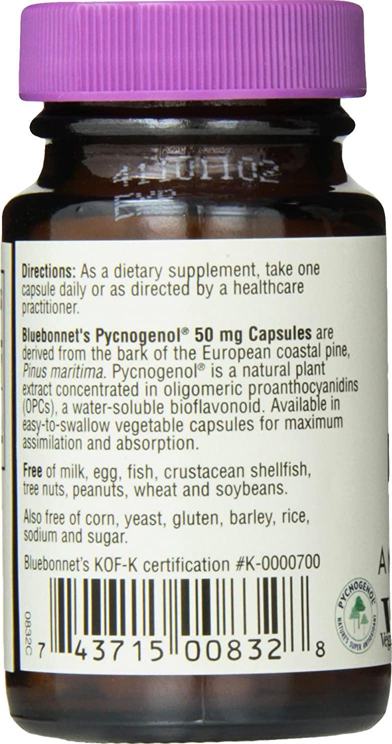 BLUEBONNET NUTRITION PYCNOGENOL 50 mg