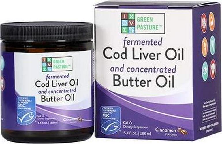 BLUE ICE Royal Butter Oil/Fermented Cod Liver Oil Blend-Cinnamon Tingle