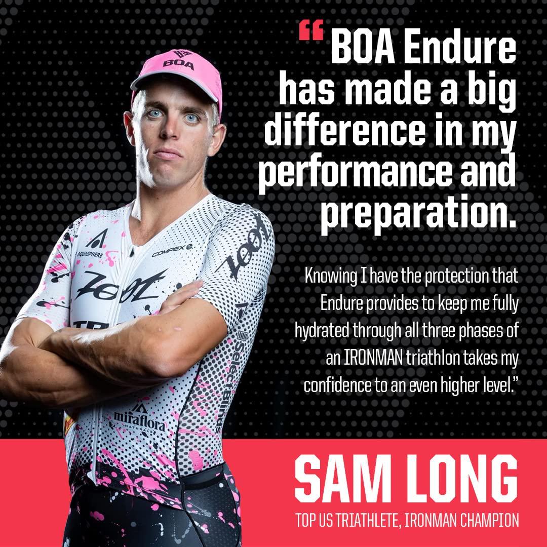 BOA Endure Single - Rapid Sodium Replacement - Patented Oral Blast - Hydrate Up to 10x Faster - Berry Flavor - 2 oz - 25 Servings ( $.79 per Serving) - 150mg per Serving NSF Sport Certified