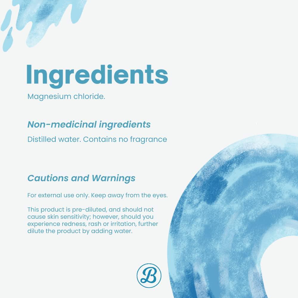 BOLTON'S Natural - Magnesium Chloride Spray with Lavender, 8 oz | Relieves Tension | Restores Healthy Magnesium Levels | Soothes, Protects and Boosts Skin's Moisture Retention