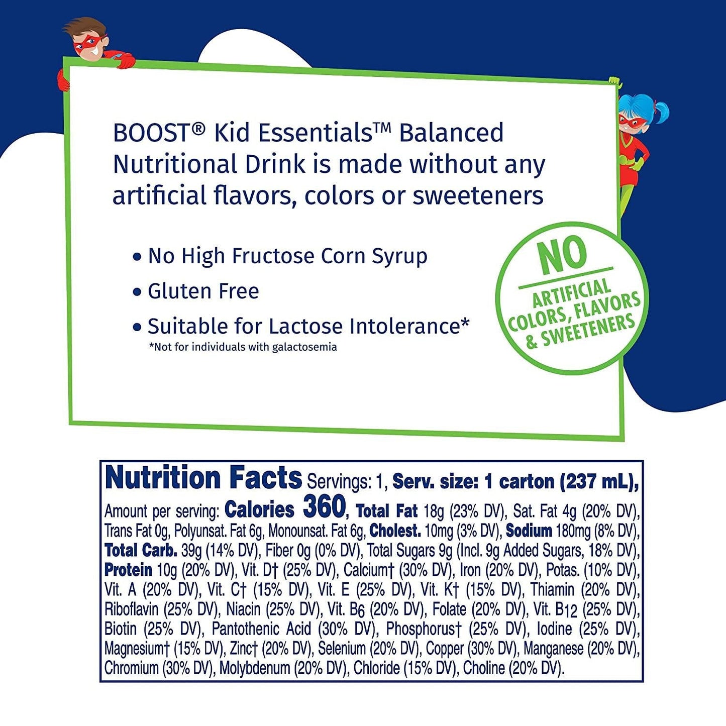 BOOST KID ESSENTIALS 1.5, Chocolate Craze 24 x 8 fl oz carton