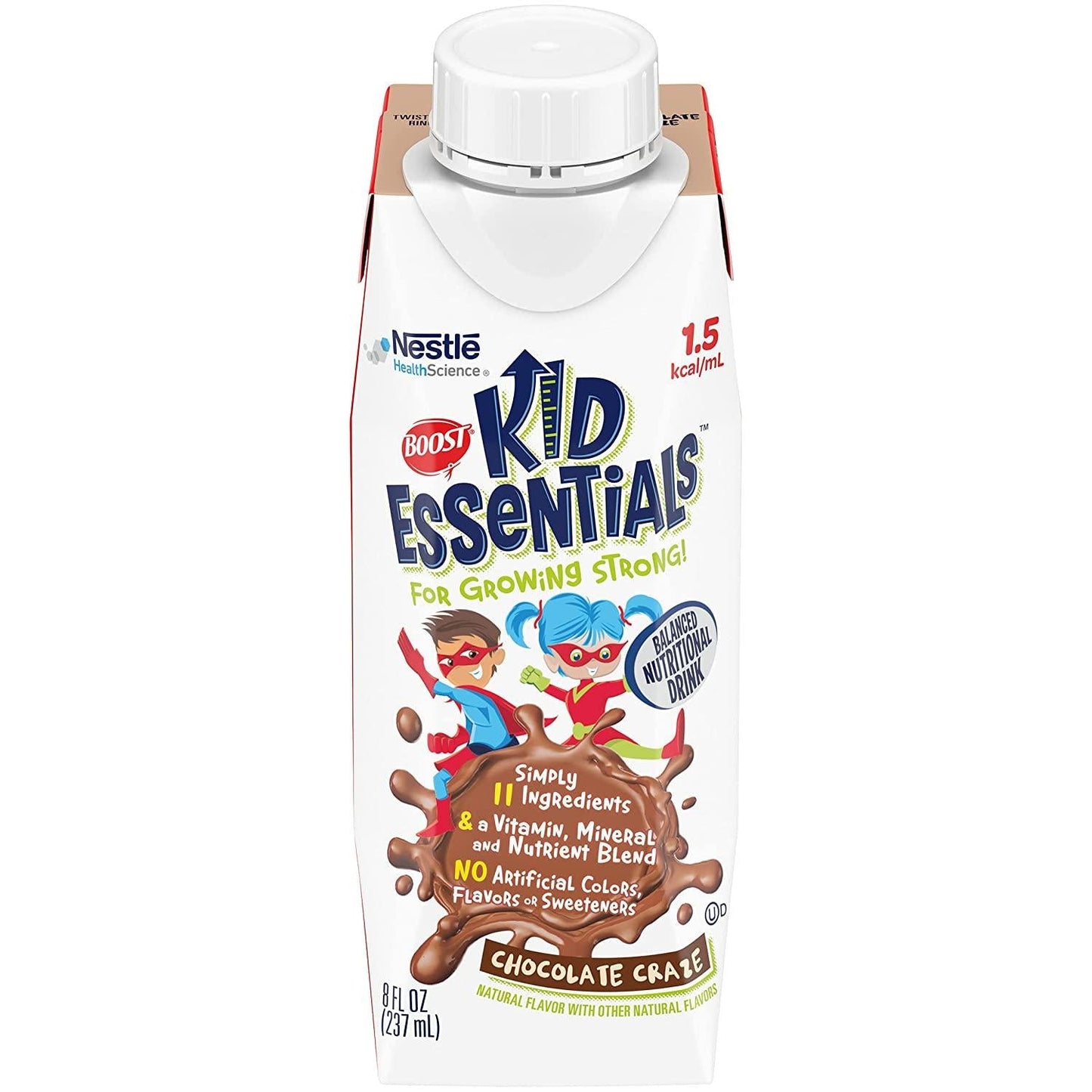 BOOST KID ESSENTIALS 1.5, Chocolate Craze 24 x 8 fl oz carton