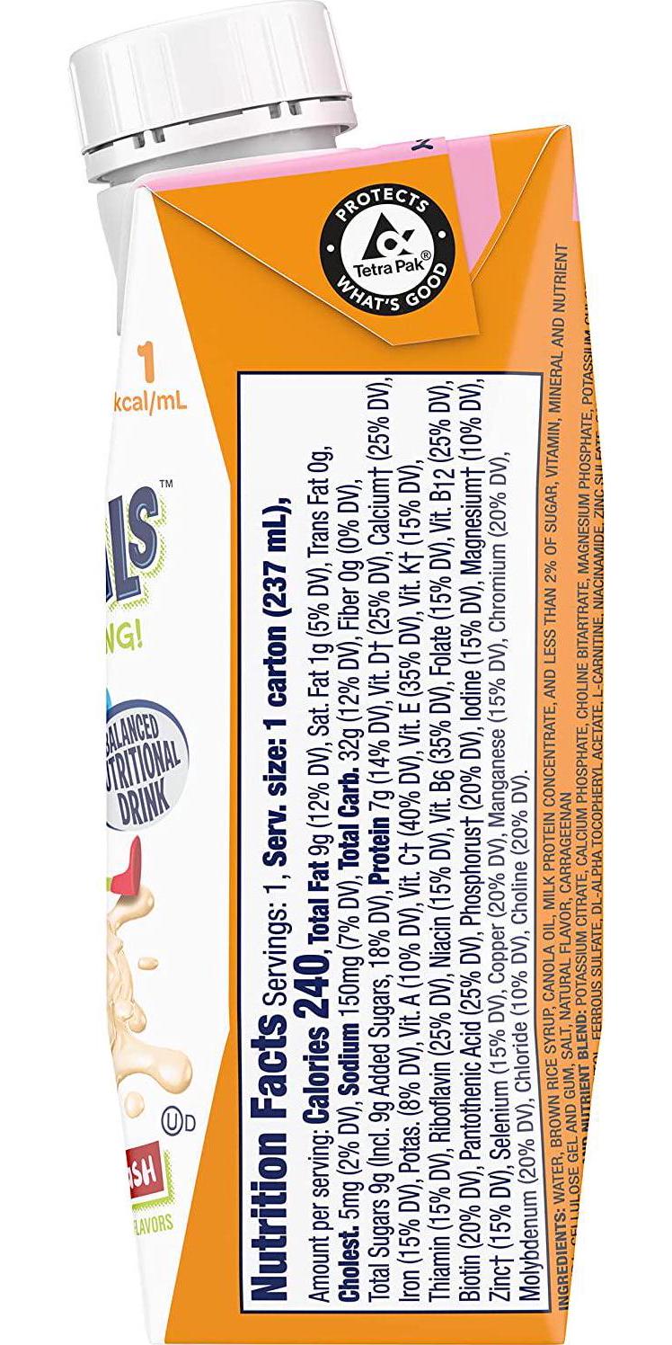 BOOST Kid Essentials 1.0, Strawberry Splash 24 x 8 fl oz Carton