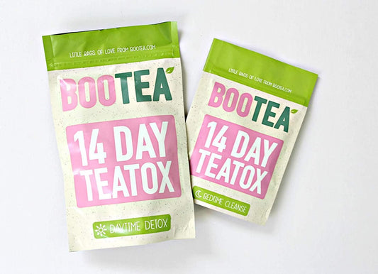 BOOTEA 14 day Teatox 21 bags weight loss/Cleanse/slimming tea/-Daytime&Bedtime