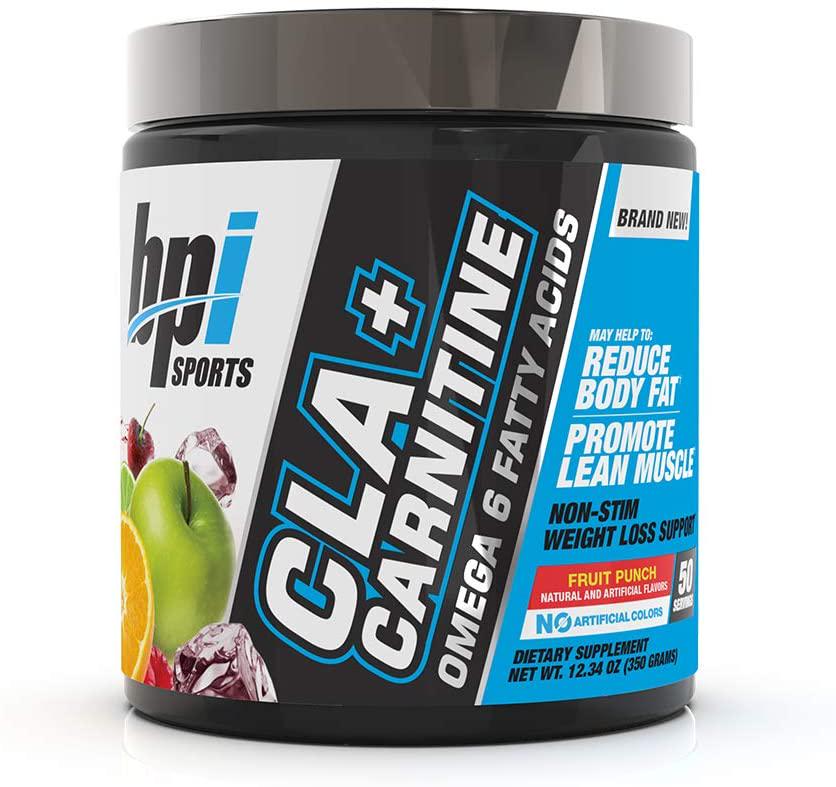 BPI Health CLA + Carnitine, 50 Servings, Fruit Punch, 0.32 Kilograms