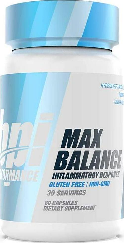 BPI Performance Max Balance Inflammatory Response – Joint Relief and Support, Anti-inflammatory – Hydrolyzed Beef Collagen, Turmeric, Ginger Root – Gluten Free – Non-GMO – For Men and Women – 30 Servings