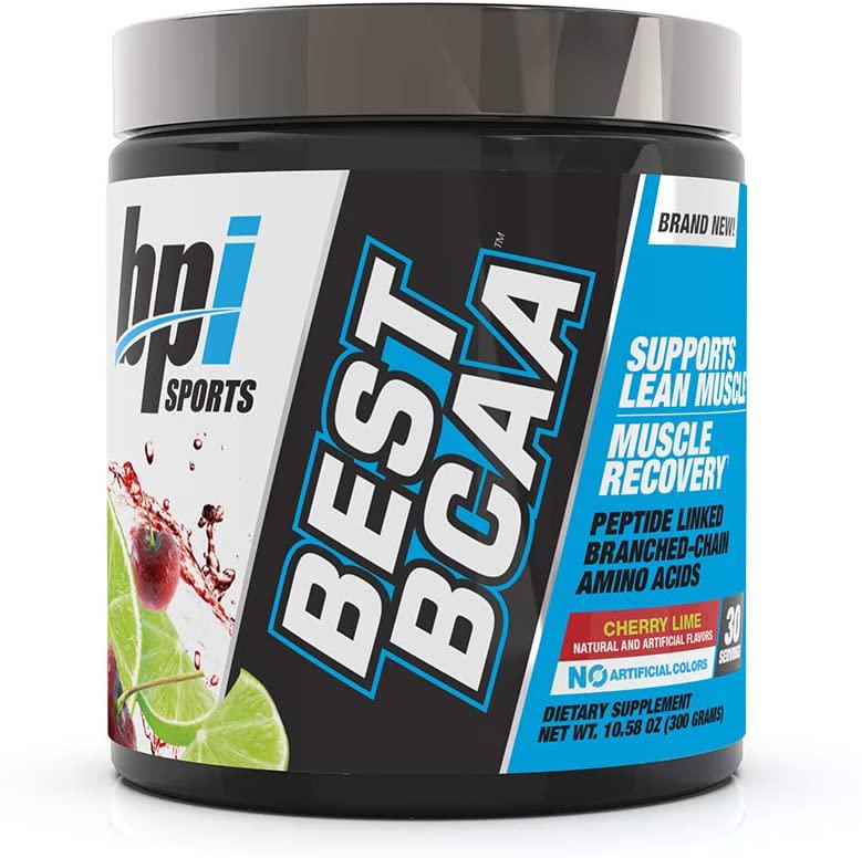 BPI Sports Best BCAA Powder, Cherry Lime, 10.58 Ounce
