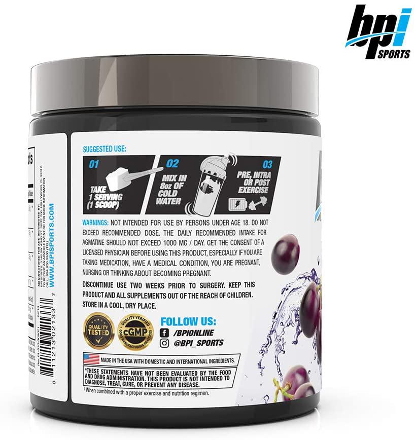 BPI Sports Best BCAA, 30 Servings, Grape, 0.3 Kilograms