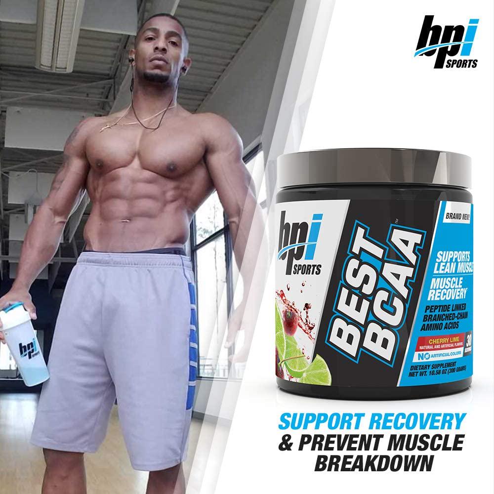 BPI Sports Best BCAA Powder, Cherry Lime, 10.58 Ounce