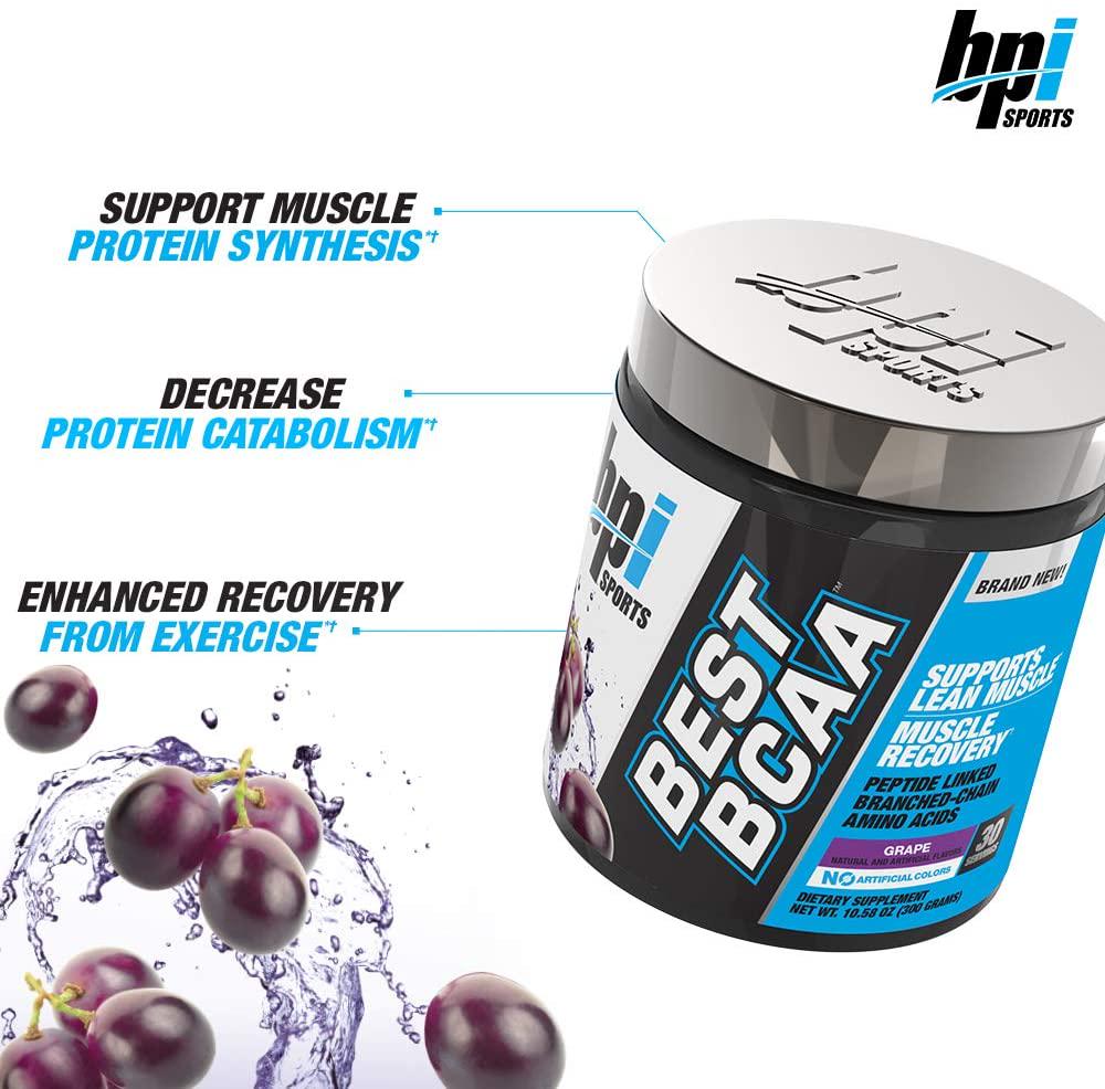 BPI Sports Best BCAA, 30 Servings, Grape, 0.3 Kilograms