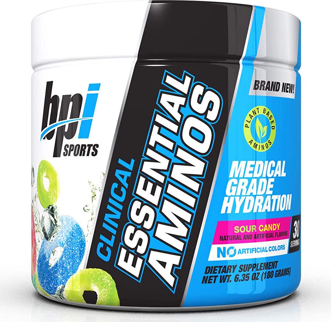 BPI Sports Clinical Essential Amino Dietary Supplement 30 Serve, Sour Candy , Sour Candy 180 grams