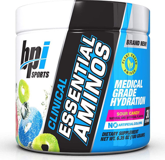 BPI Sports Clinical Essential Amino Dietary Supplement 30 Serve, Sour Candy , Sour Candy 180 grams
