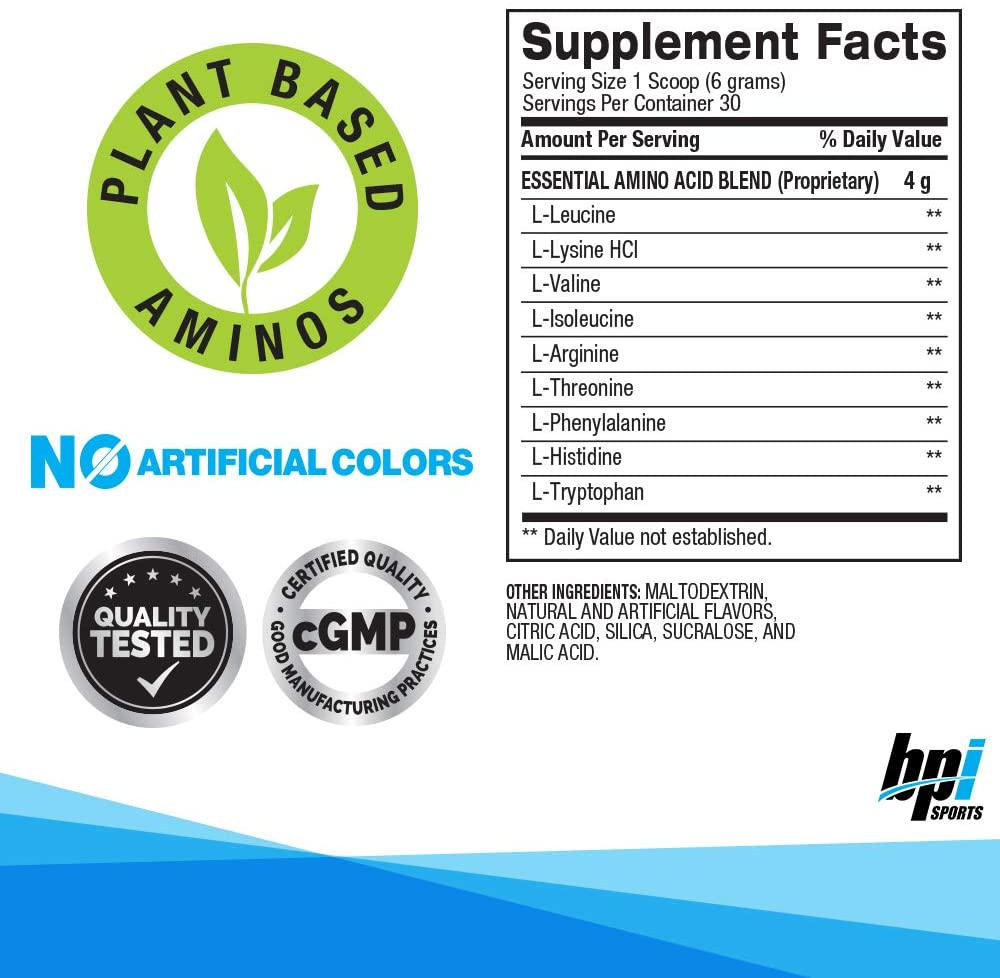 BPI Sports Clinical Essential Amino Dietary Supplement 30 Serve, Sour Candy , Sour Candy 180 grams