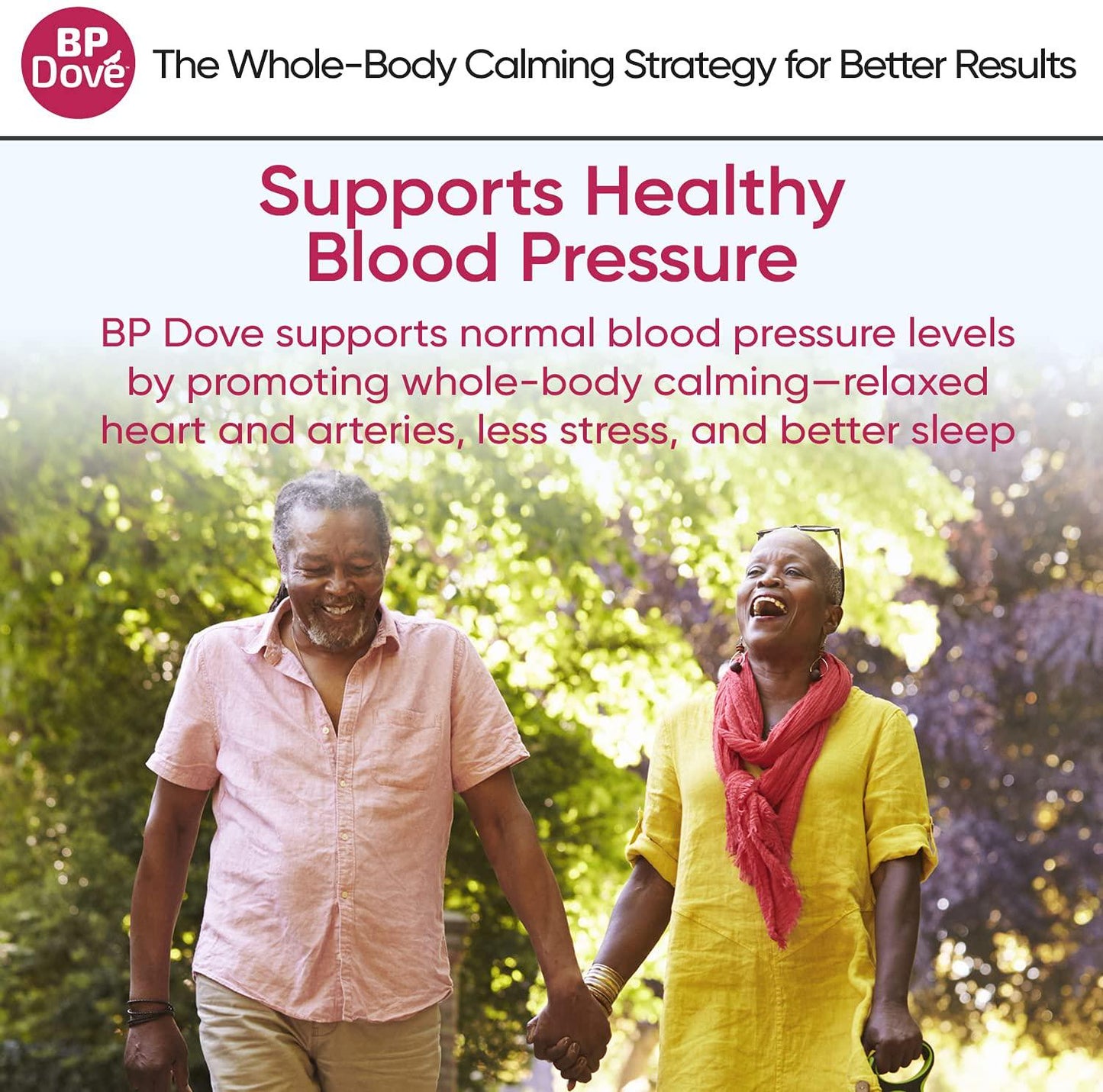 BP Dove – Whole-Body Calming for Healthy Blood Pressure – Relaxes Heart and Arteries, Eases Stress, and Enhances Sleep – All to Promote Normal Blood Pressure – A New Strategy for Extraordinary Results