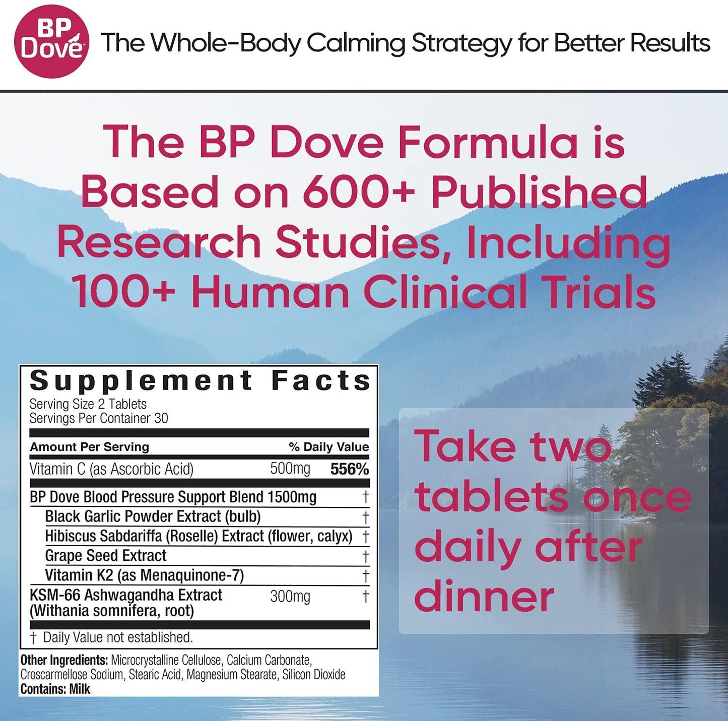 BP Dove – Whole-Body Calming for Healthy Blood Pressure – Relaxes Heart and Arteries, Eases Stress, and Enhances Sleep – All to Promote Normal Blood Pressure – A New Strategy for Extraordinary Results