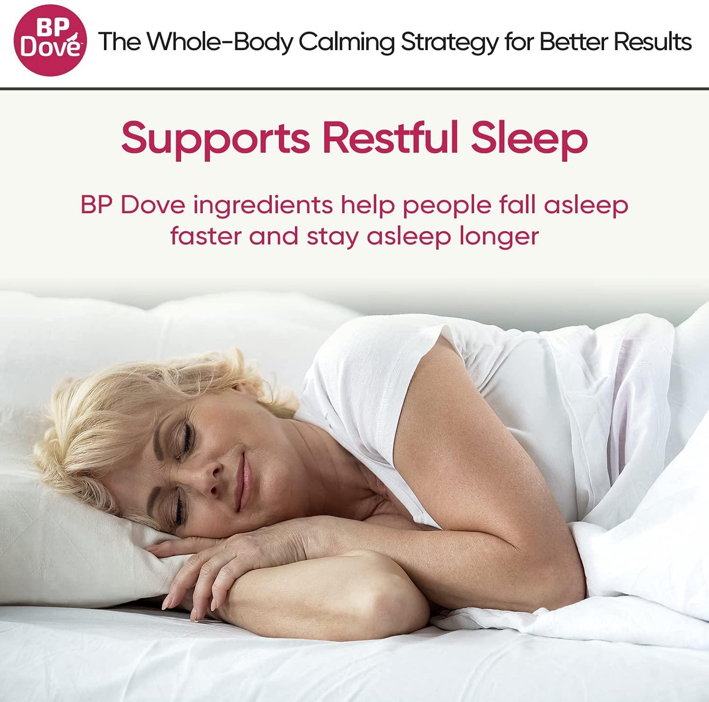 BP Dove – Whole-Body Calming for Healthy Blood Pressure – Relaxes Heart and Arteries, Eases Stress, and Enhances Sleep – All to Promote Normal Blood Pressure – A New Strategy for Extraordinary Results