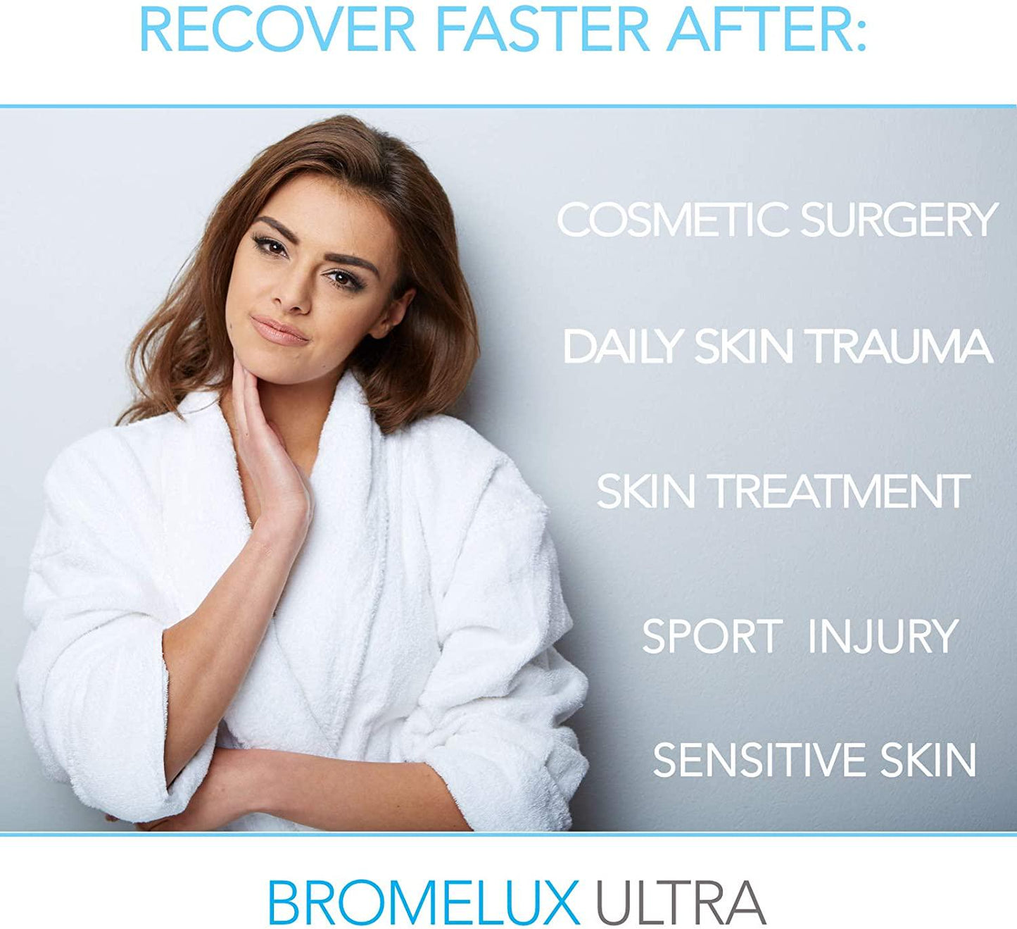 BROMELUXE ULTRA Anti-Bruising Supplement I Bromelain and Quercetin with Turmeric and Boswellia: Swelling and Bruise Relief, Anti-Inflammatory Treatment I For Recovery After Surgery and Trauma I 120 Caps