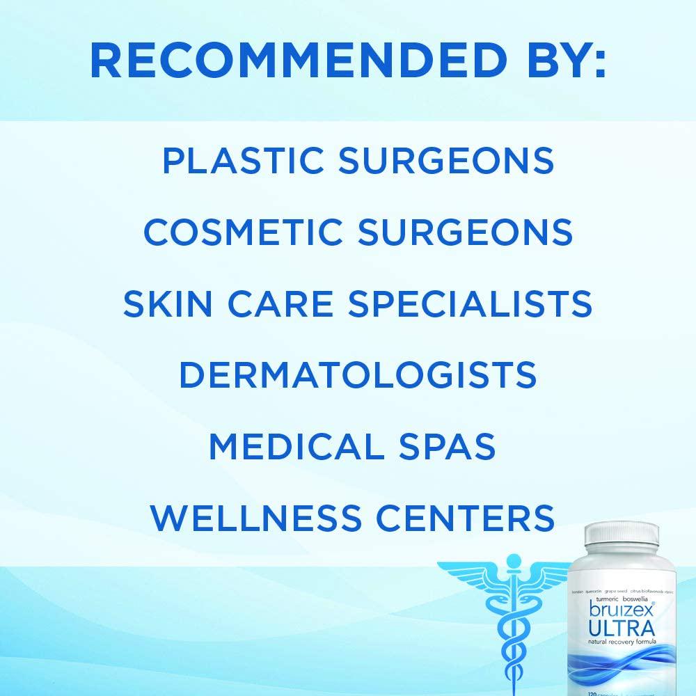 BRUIZEX Ultra Bruising Relief Supplement, 120 Capsules | Swelling Surgery Supplements for Bruised Skin and Trauma Recovery | Contains Bromelain, Quercetin, Turmeric and Boswellia