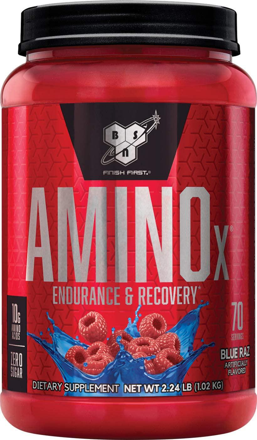 BSN Amino X Endurance and Recovery 1.01kg Blue Raspberry 70 Serves