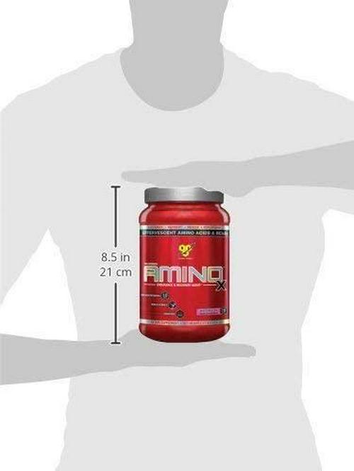 BSN Amino X Post Workout Muscle Recovery and Endurance Powder with 10 Grams of Amino Acids Per Serving, Flavor: Watermelon, 70 Servings
