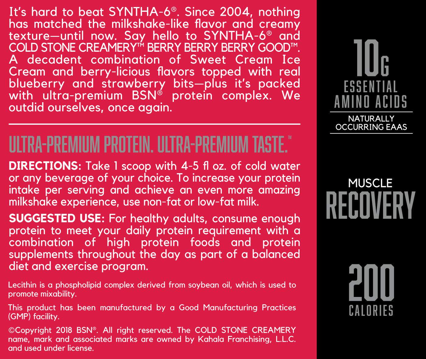 BSN Berry Berry Berry Good Flavor, Powder, 25 Servings