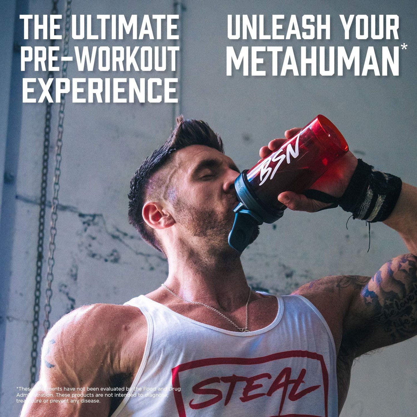 BSN Endorush Energy and Performance Pre-workout Powder With Creatine, 30 Servings, Sour Candy