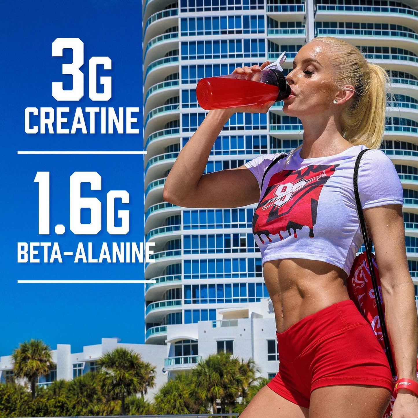 BSN Endorush Pre Workout Powder, Energy Supplement for Men and Women, 300mg of Caffeine, with Beta-Alanine and Creatine, Island Cooler, 30 Servings , 13.7 Ounce (Pack of 1)