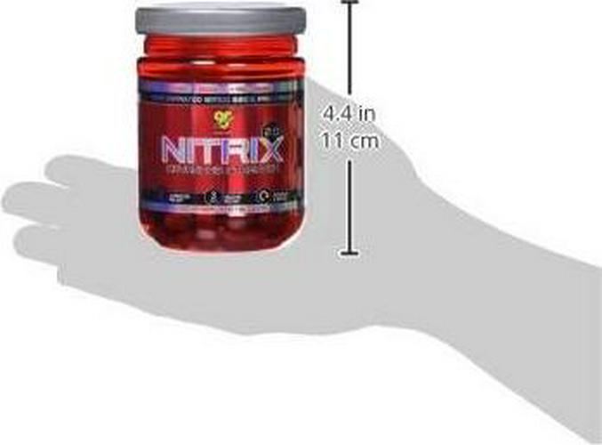 BSN NITRIX 2.0 - Nitric Oxide Precursors, 3g Creatine, 3g L Citrulline - Supports Workout Performance, Pumps, Muscle Recovery and Endurance - 90 Tablets