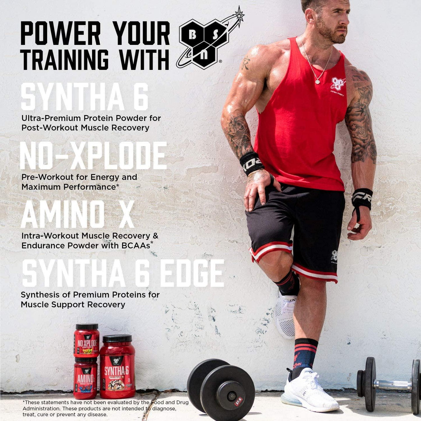 BSN N.O.-XPLODE Pre-Workout Supplement with Creatine, Beta-Alanine, and Energy, Flavor: Fruit Punch, 30 Servings