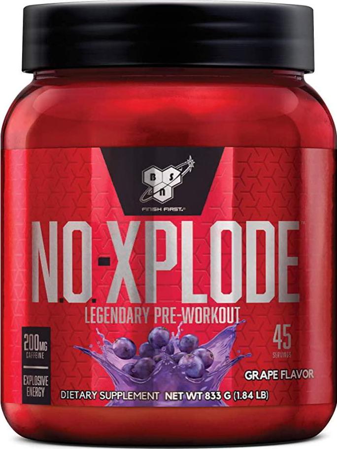 BSN No Xplode Pre Workout, Grape, 833 g
