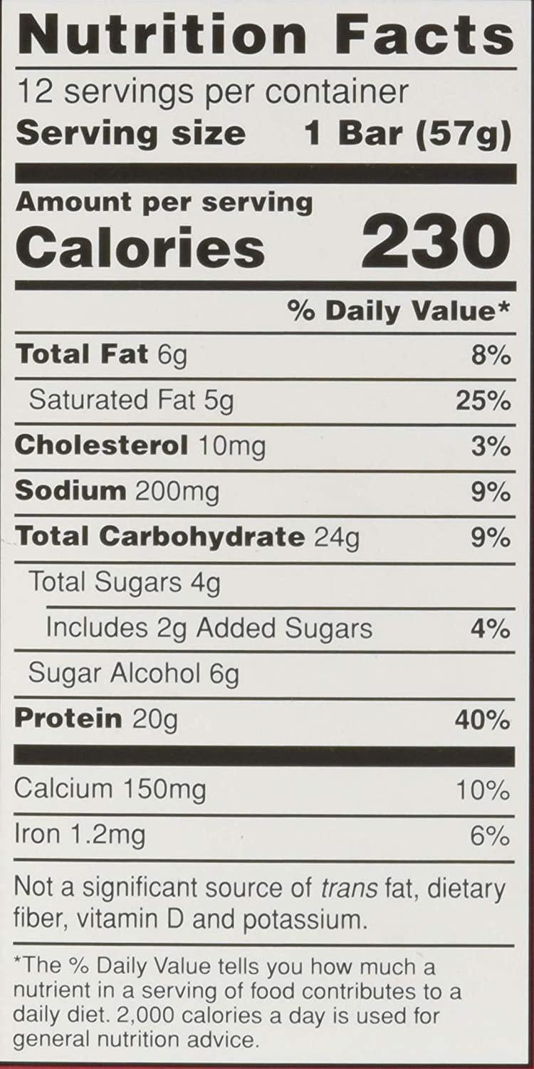 BSN Protein Bars - Protein Crisp Bar by Syntha-6, Whey Protein, 20g of Protein, Gluten Free, Low Sugar, Cold Stone Creamery Mint Mint Chocolate Chip, 12 Count