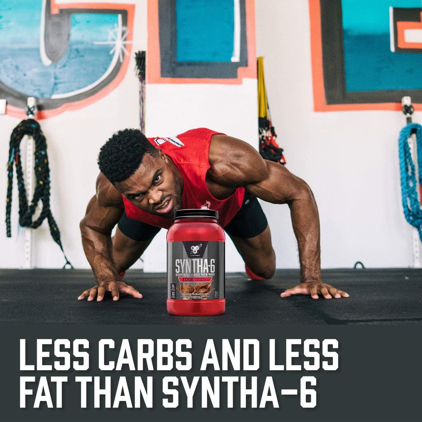 BSN SYNTHA-6 EDGE Protein Powder, Whey Protein, Hydrolyzed Whey, Micellar Casein, Milk Protein Isolate, Flavor: Cookies N Cream, 28 Servings