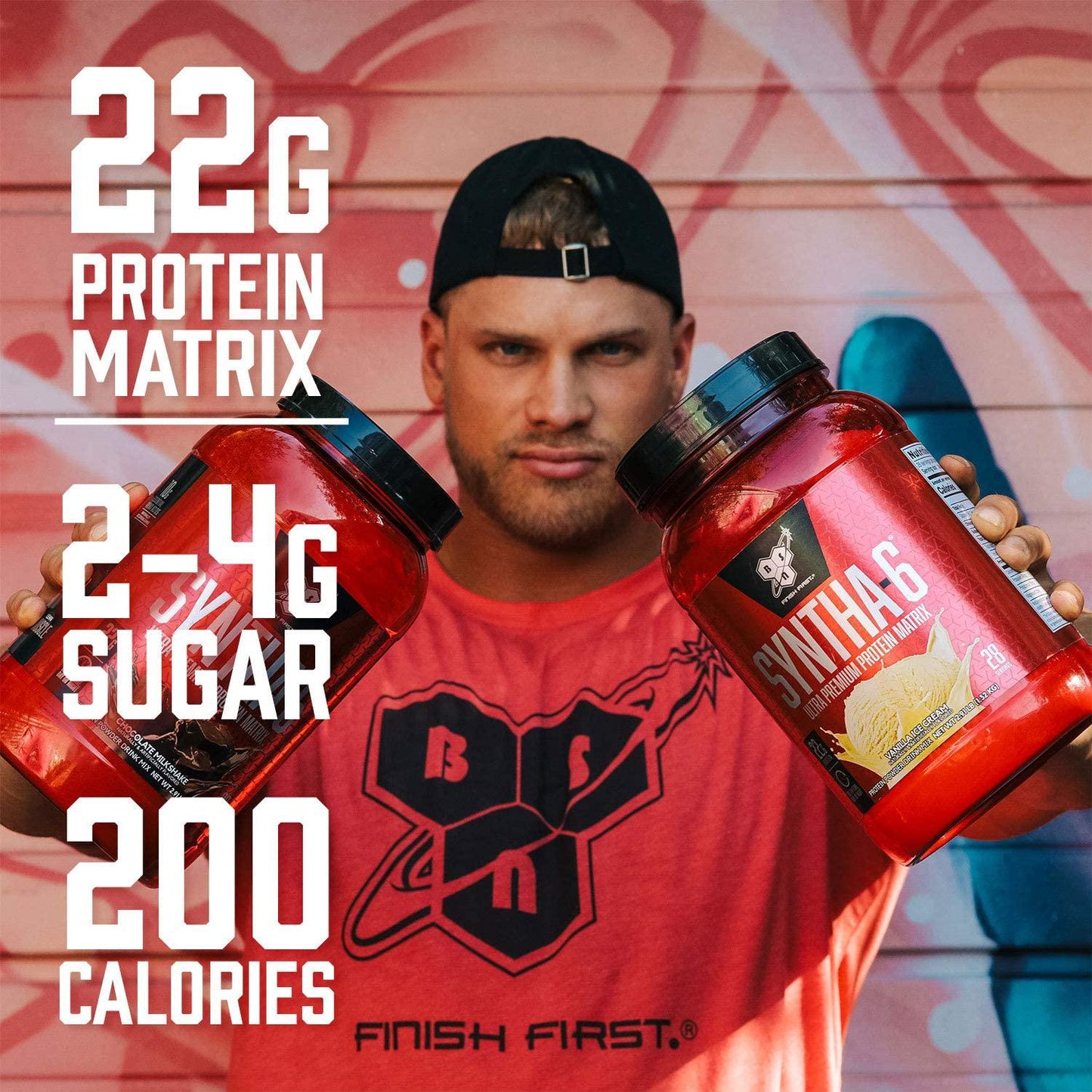 BSN SYNTHA-6 Protein Powder, Whey Protein, Micellar Casein, Milk Protein Isolate, Flavor: Chocolate Milkshake, 28 Servings