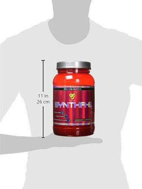 BSN SYNTHA-6 Protein Powder, Whey Protein, Micellar Casein, Milk Protein Isolate, Flavor: Chocolate Milkshake, 28 Servings