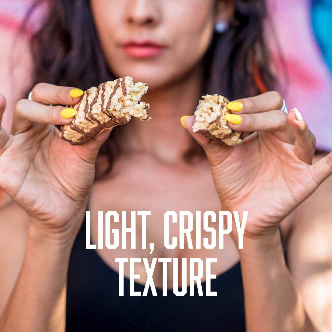 BSN SYNTHA-6 Whey Protein Powder, Chocolate Milkshake (48 Servings) with BSN Protein Crisp Bar, Low Sugar Whey Protein Bar, 20g of Protein, Peanut Butter Crunch (12 Count)