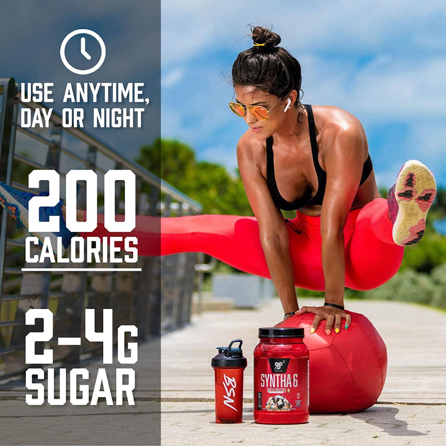 BSN Syntha-6 Protein Powder, Cold Stone Creamery - Mint Chocolate Cake Flavor, 2.07kg, 44 Servings