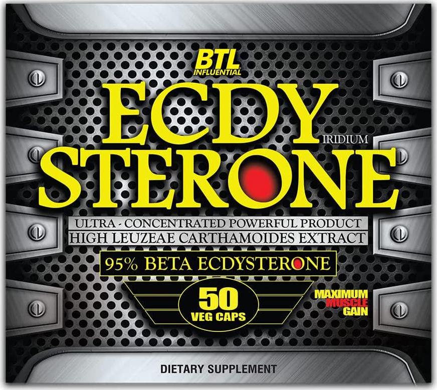 BTL Beta Ecdysterone 95%, Natural Anabolic Extract to Supports Health Testosterone Levels and Lean Muscle Mass Building, Increase Stamina, 50 Veg Capsules
