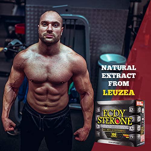 BTL Beta Ecdysterone 95%, Natural Anabolic Extract to Supports Health Testosterone Levels and Lean Muscle Mass Building, Increase Stamina, 50 Veg Capsules