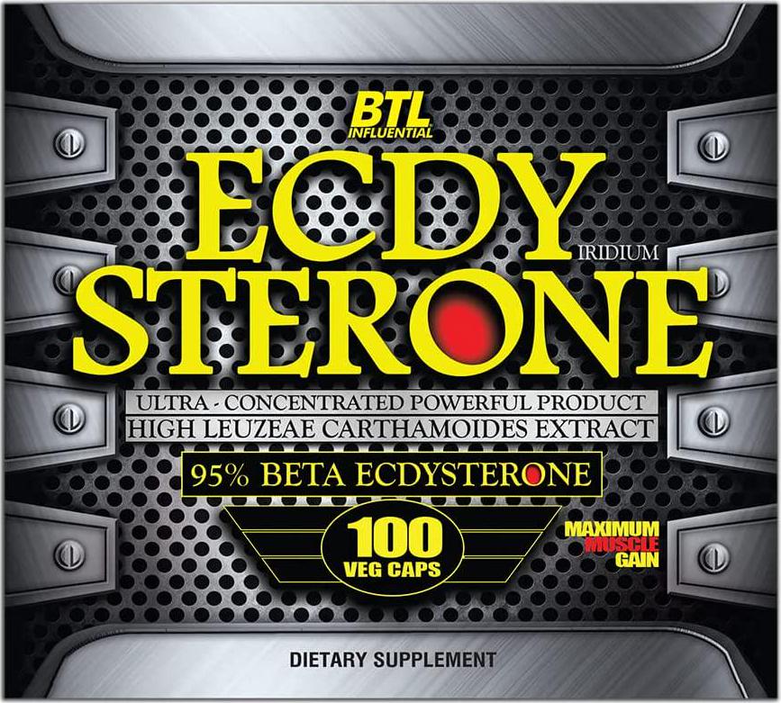 BTL Beta Ecdysterone 95%, Natural Anabolic Extract to Supports Health Testosterone Levels and Lean Muscle Mass Building, Increase Stamina, 100 Veg Capsules