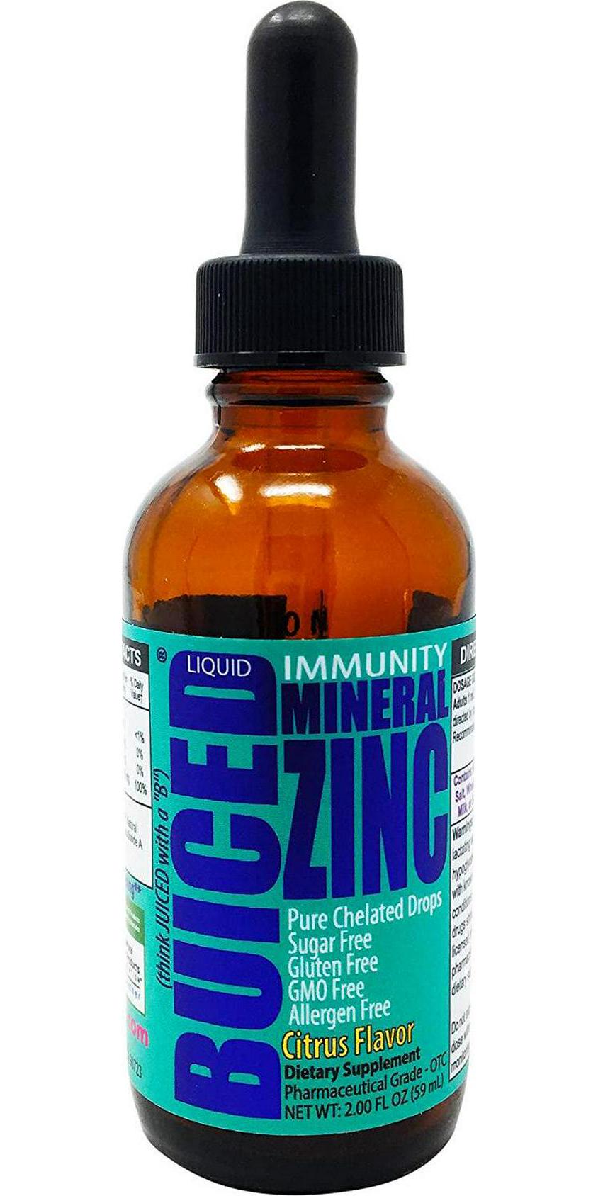 BUICED Liquid Zinc Drops | Support Healthy Immune System | Highly Absorbable | Gluten Free | GMO Free | Allergen Free | Paleo Friendly Liquid Zinc | Vegan Friendly Liquid Zinc | Made in The USA